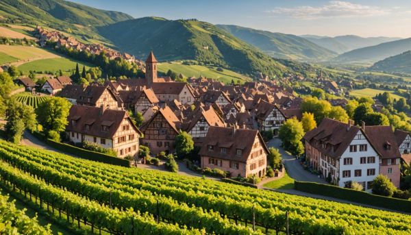 Kaysersberg, Riquewihr et Eguisheim en plein cœur du vignoble