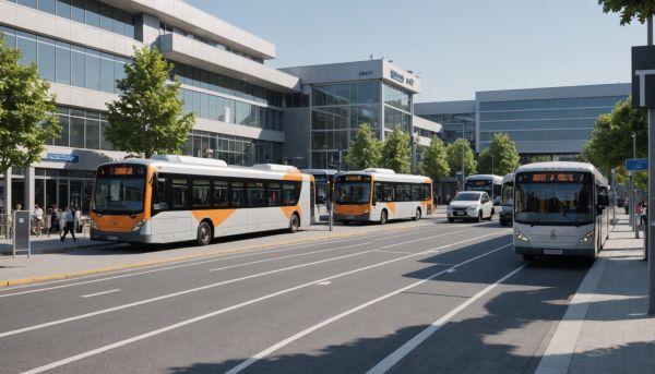 Lignes de bus régionales et locations de voitures gares